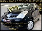NISSAN PIXO 1.0 ESSENCE ‼️GARANTIE 1 AN CTOK‼️, Auto's, Nissan, Voorwielaandrijving, Stof, 50 kW, Zwart