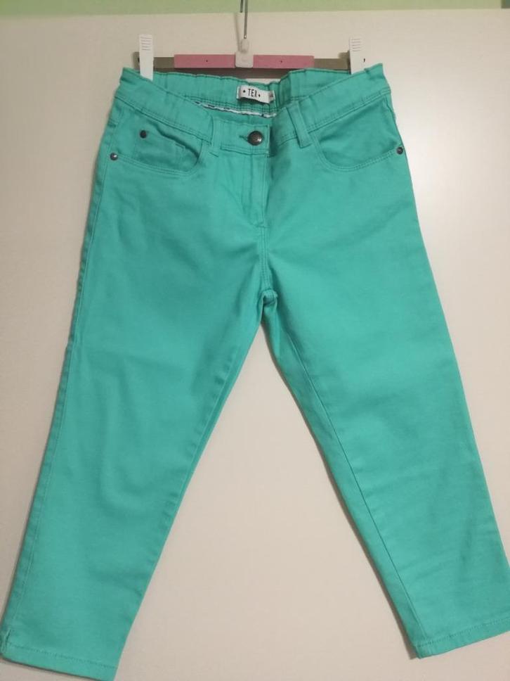 Comme un nouveau pantalon capri vert - Tex - taille 146-152., Enfants & Bébés, Vêtements enfant | Taille 146, Comme neuf, Fille