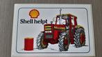Autocollants de tracteur vintage Shell pour moteur à essence, Comme neuf, Enlèvement ou Envoi, Marque