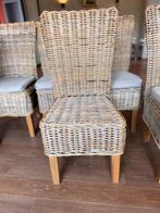 Te koop, zes eetkamerstoelen, Huis en Inrichting, Ophalen, Gebruikt, 4 tot 6 stoelen