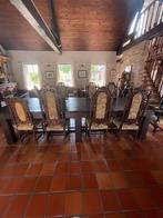 Kasteel tafel met kardinaal stoelen, Antiek en Kunst, Ophalen