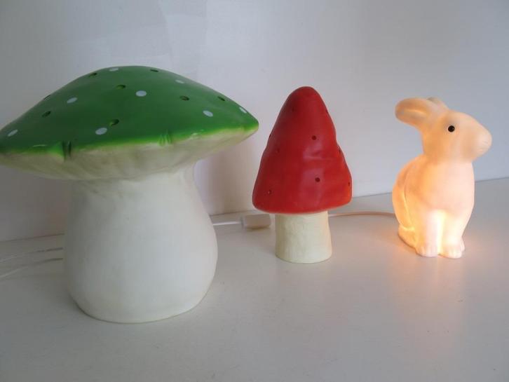 3x vintage Heico tafellamp, Kinderen en Baby's, Kinderkamer | Inrichting en Decoratie, Gebruikt, Ophalen of Verzenden