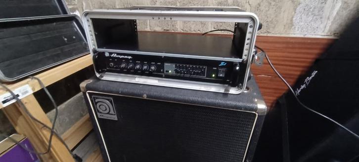 Ampeg B2 et baffle 4X10 HLN, Muziek en Instrumenten, Versterkers | Bas en Gitaar, Gebruikt, Basgitaar, 100 watt of meer, Ophalen