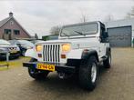 Jeep Wrangler 4.0i 4x4 Softtop Automaat 1992, Auto's, Jeep, 4 zetels, Zwart, 1505 kg, Leder en Stof