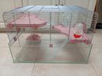 roze hamsterkooi perfecte conditie, Kooi, Minder dan 75 cm, Zo goed als nieuw, Hamster