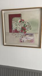 Prachtige schilderij van M Van Der Biessen H 62cm B 68cm, Huis en Inrichting, Woonaccessoires | Schilderijen, Tekeningen en Foto's