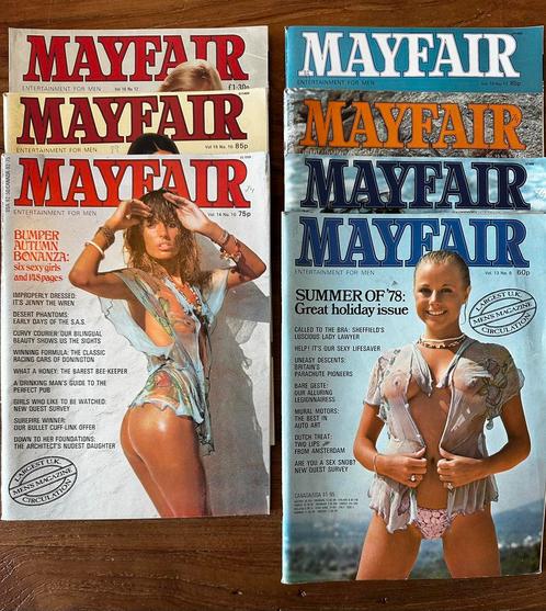 Klassiek bloot 1978-1981 MAYFAIR U.K. Top verjaardagskado!, Verzamelen, Tijdschriften, Kranten en Knipsels, Tijdschrift, Verzenden