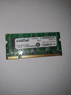 Crucial 512MB 200-PIN Sodimm 64MX64 CT2Kit6464AC667 D3, Computers en Software, RAM geheugen, 1 GB of minder, Ophalen of Verzenden