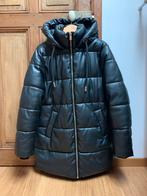 Doudoune mi-longue noire effet cuir, Vêtements | Femmes, Enlèvement ou Envoi, Comme neuf, Taille 36 (S), Noir