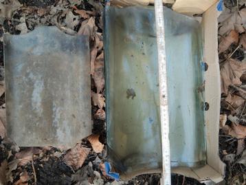 Glazen pannen, Doe-het-zelf en Bouw, Dakpannen en Dakbedekking, Ophalen, Zo goed als nieuw