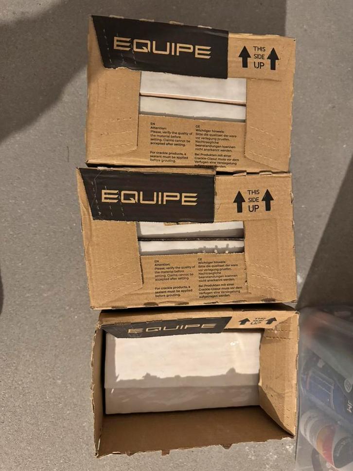 Wandtegels La Riviera Wheat & La Riviera Vert (glanzend), Doe-het-zelf en Bouw, Tegels, Zo goed als nieuw, Wandtegels, Ophalen