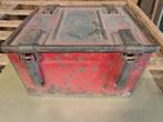 Metalen kist koffer gereedschap bak ijzer bakje metaal box, Ophalen of Verzenden, Metaal, Zo goed als nieuw