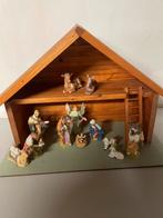Grote kerststal met beeldjes, Diversen, Ophalen, Zo goed als nieuw