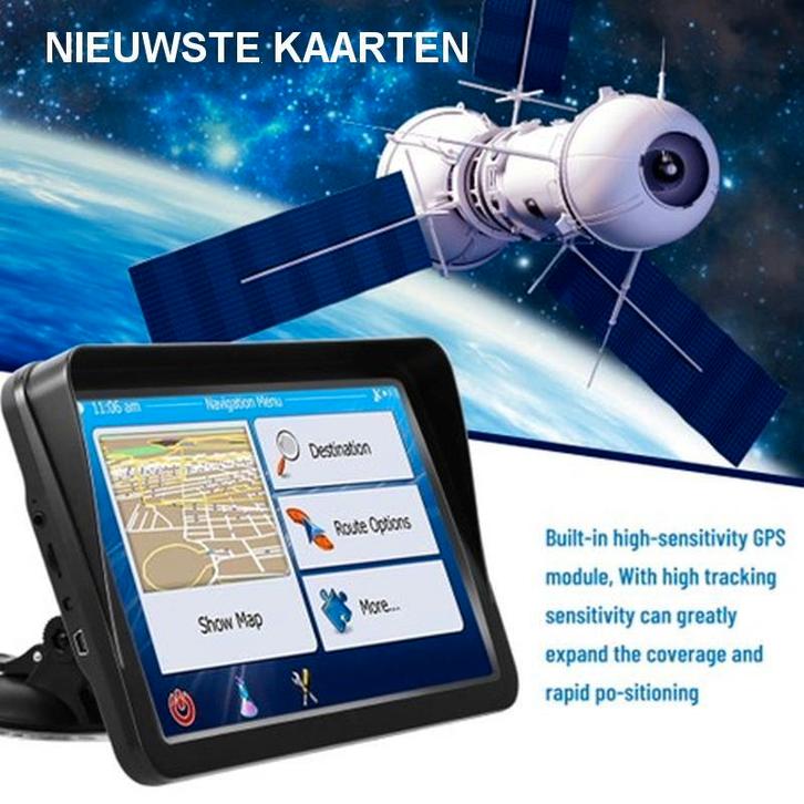 Nieuwe 9 inch GPS Navigaties met Bluetooth en AV/in, Autos : Divers, Navigation de voiture, Neuf, Enlèvement ou Envoi