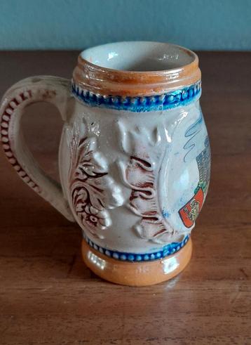 Prachtige kleine bierpul...8 cm.  beschikbaar voor biedingen
