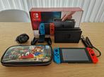 Nintendo switch console + accessoires ORIGINELE verpakking, Ophalen, Zo goed als nieuw, Met 2 controllers, Switch 2019 Upgrade