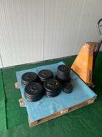 200kg 28mm rubber gewichten schijven fitness, Sport en Fitness, Ophalen of Verzenden