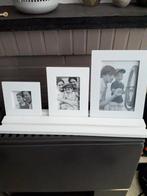 Cadre photo décoration bois blanc matt à saisir ️↙️, Ophalen, Minder dan 50 cm, Zo goed als nieuw, Minder dan 50 cm