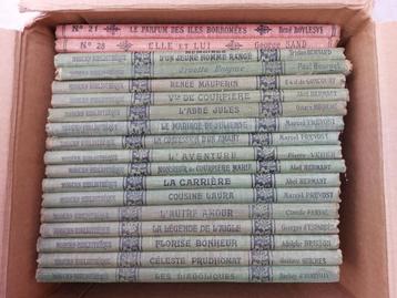 lot van 18 antieke boeken (rond 1910) - 20 € voor het geheel beschikbaar voor biedingen