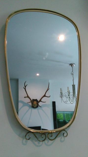 Vintage spiegel Deknudt retro mirror 60s beschikbaar voor biedingen