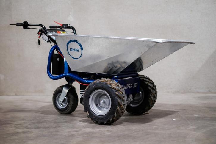 Zallys Dumper-Jet met 180L bak, Tuin en Terras, Kruiwagens, Nieuw, Elektrisch, Ophalen of Verzenden