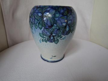 Formidable vase fait main, poterie céramique signé Siméon