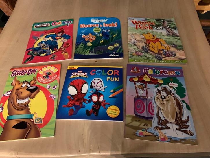 Kleurboeken, Kinderen en Baby's, Speelgoed | Educatief en Creatief, Gebruikt, Knutselen, Ophalen of Verzenden