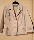 Lichtbeige zomerjas, maat 44, Ophalen of Verzenden, Zo goed als nieuw, Beige