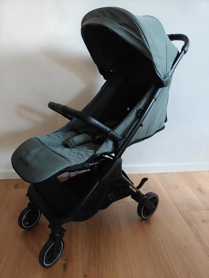 Easywalker Jackey Buggy - Forest Green, Enfants & Bébés, Buggys, Utilisé, Autres marques, Protection de pluie, Dossier réglable