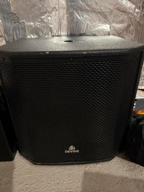 Actieve subwoofer devine - B12A artis, Audio, Tv en Foto, Luidsprekerboxen, Zo goed als nieuw, Subwoofer, Ophalen