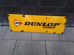 Emaille Dunlop bord, Verzamelen, Ophalen of Verzenden, Gebruikt, Reclamebord