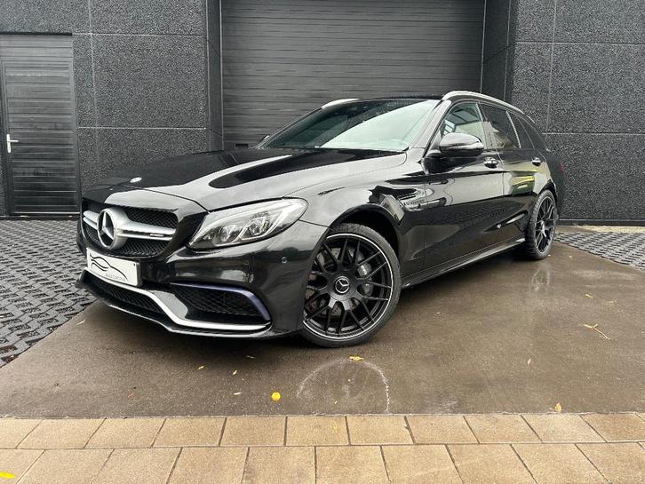 Mercedes C63 AMG Bi-Turbo - pano dak - led - topaanbod, Auto's, Mercedes-Benz, Bedrijf, Te koop, C-Klasse, Achteruitrijcamera