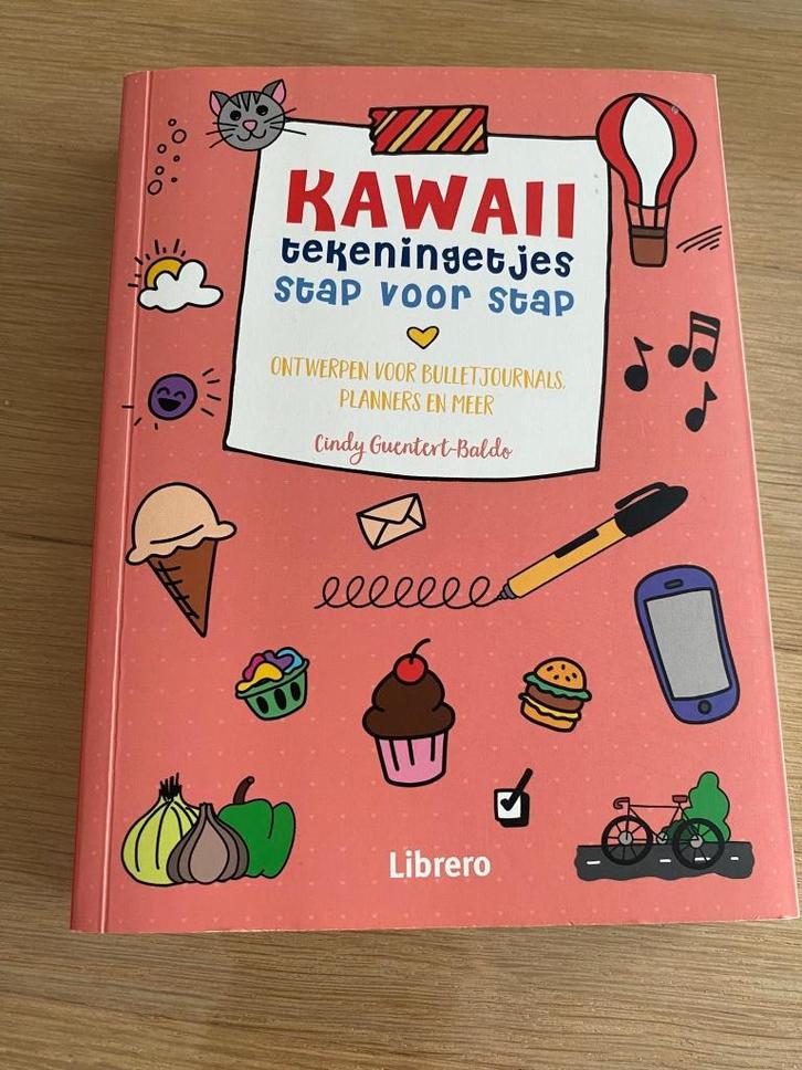 Tekenboek Kawaii tekeningetjes Librero, Hobby en Vrije tijd, Tekenen, Zo goed als nieuw, Papier, Schets- of Tekenboek, Ophalen