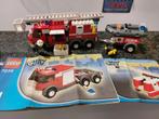 lego brandweer ladderwagen   ref  7239, Ophalen of Verzenden, Zo goed als nieuw, Complete set, Lego