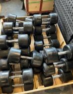 Lifemaxx Rubberen Dumbells 24-38 kg, Sport en Fitness, Fitnessmaterialen, Ophalen, Gebruikt, Benen, Dumbbell