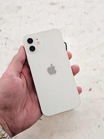 IPHONE 12 5G 128GB WHITE, Telecommunicatie, Mobiele telefoons | Hoesjes en Screenprotectors | Apple iPhone, Ophalen, Zo goed als nieuw