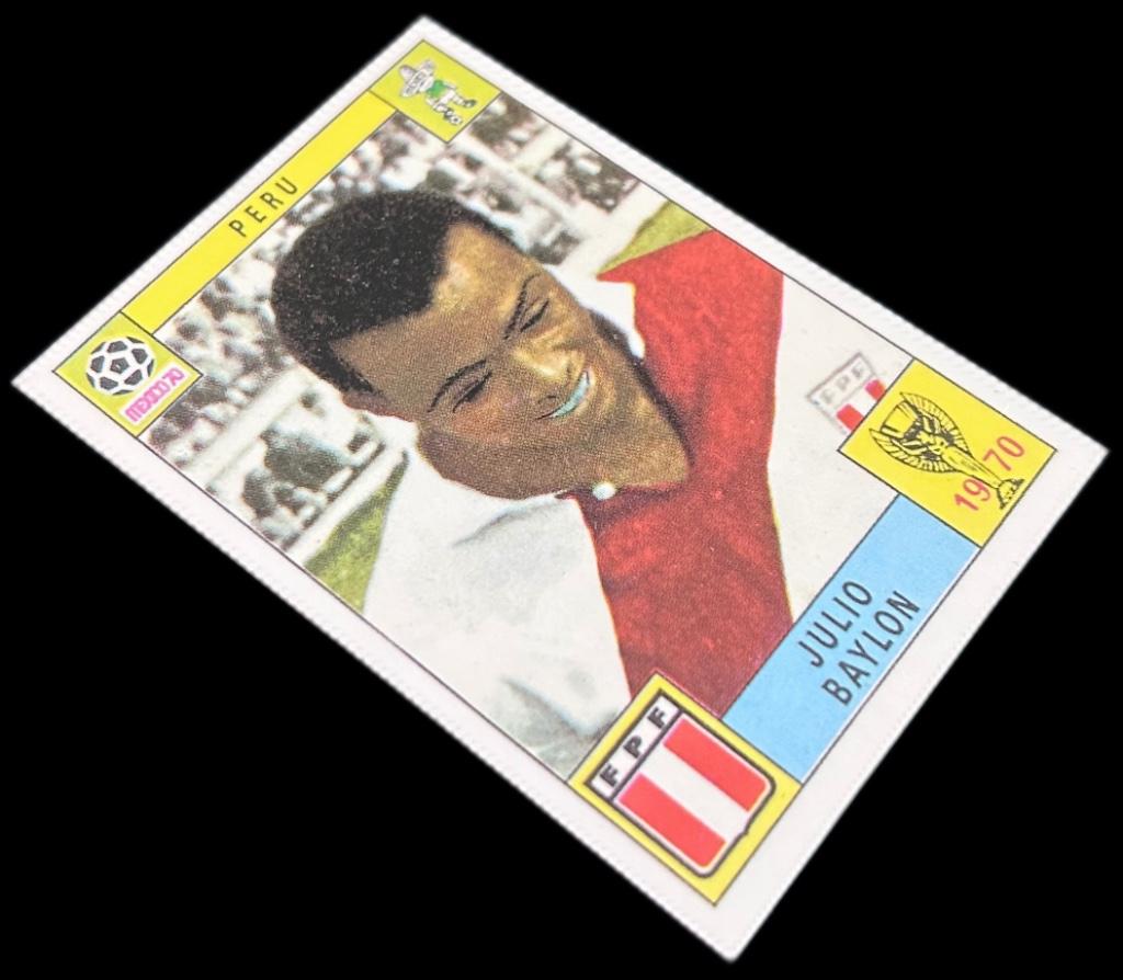Panini WK 70 Mexico Julio Baylon Peru Kaart Sticker 1970, Collections, Envoi, Neuf