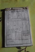 Ancien carnet de PV SNCB C170 (entamé), Overige typen, Gebruikt, Ophalen of Verzenden, Trein