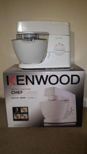 Kenwood Chef 4,7 litres, 4 litres ou plus, Enlèvement, Comme neuf, 3 vitesses ou plus