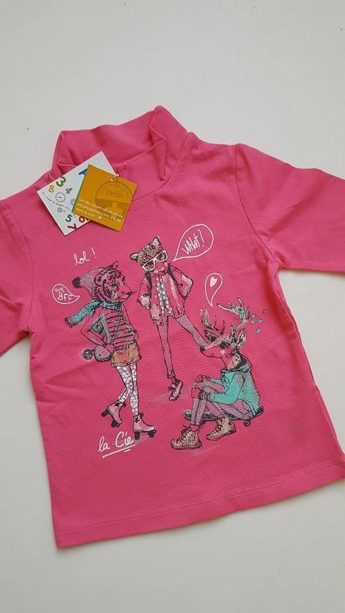 LA COMPAGNIE DES PETITS Blouse rose, tigres NEUVE ! T. 3 ans, Kinderen en Baby's, Kinderkleding | Maat 98, Nieuw, Meisje, Shirt of Longsleeve