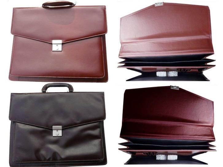 2 Cartables-Serviettes Porte-documents, Divers, Accessoires de bureau, Comme neuf, Enlèvement