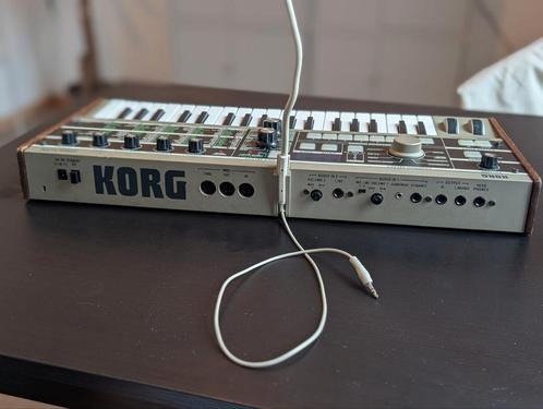 Korg microKORG synth + originele mic + Shure microfoon – als, Muziek en Instrumenten, Synthesizers, Zo goed als nieuw, Korg, Ophalen