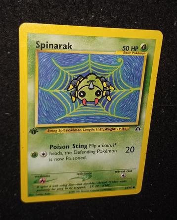 Wotc Era: Spinarak 1st 64/75 Neo Discovery  beschikbaar voor biedingen