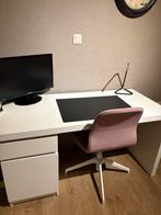 Malm bureau, Huis en Inrichting, Bureaus, Ophalen, Gebruikt, Bureau