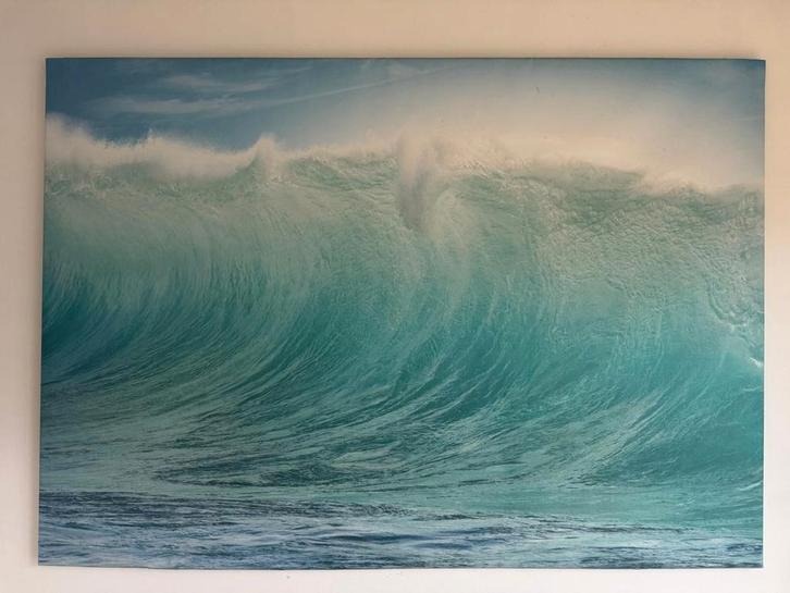 IKEA BJÖRKSTA/BILD "Wave" Canvas (200x140cm), Maison & Meubles, Accessoires pour la Maison | Décorations murale, Enlèvement