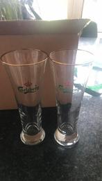 6 glazen Carlsberg voor 1e, Ophalen of Verzenden, Zo goed als nieuw