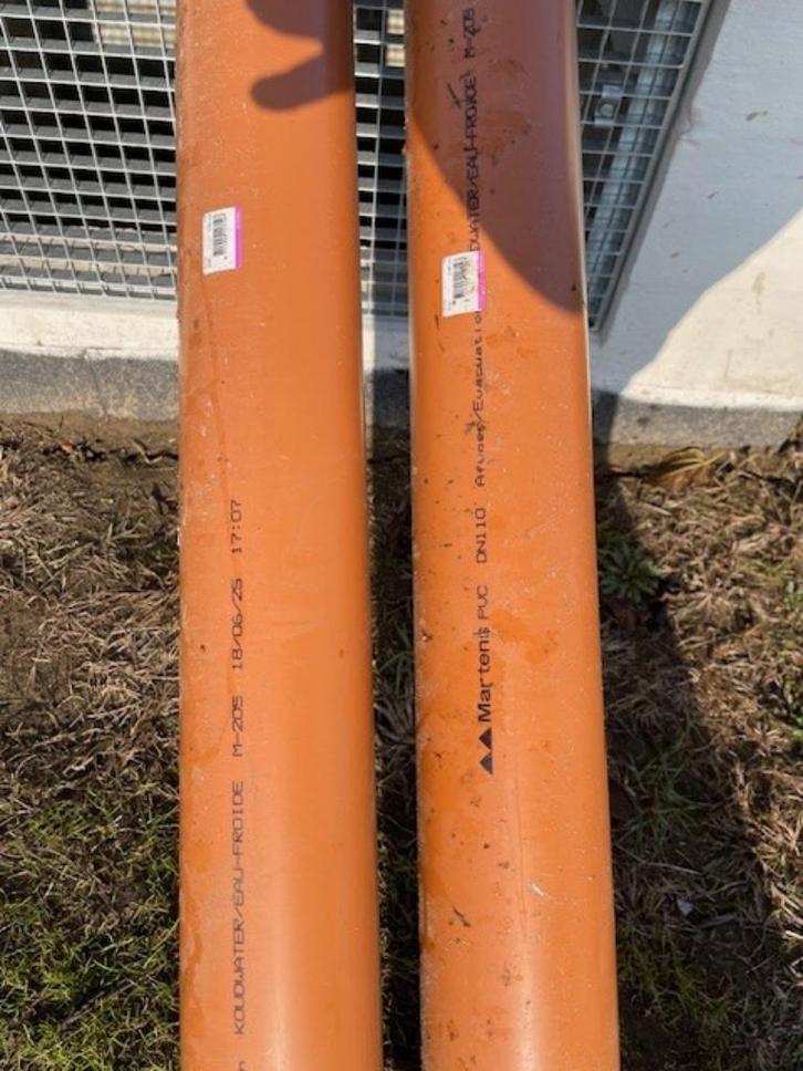 afvoerbuizen Martens, Doe-het-zelf en Bouw, Buizen en Afvoer, Nieuw, Afvoer, PVC, 2 tot 4 meter, 80 mm of meer, Ophalen