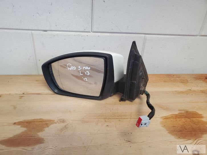 Ford S-max / Galaxy spiegel links 2006 - 2015 13 draden €100, Auto-onderdelen, Spiegels, Ford, Gebruikt, Ophalen of Verzenden