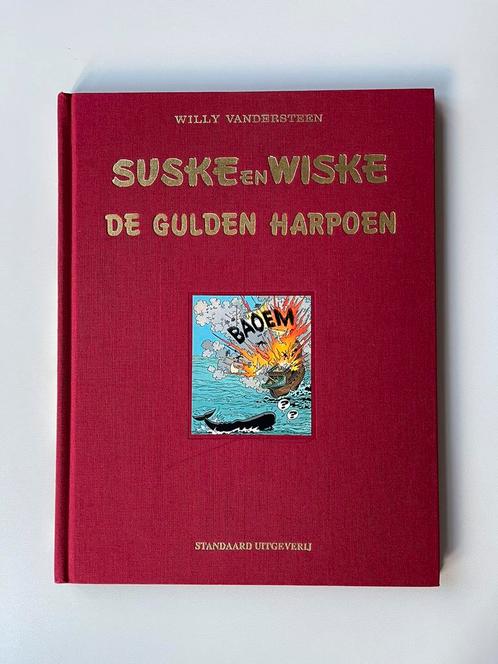 Suske en Wiske luxe de gulden harpoen gesigneerd, Boeken, Stripverhalen, Ophalen of Verzenden