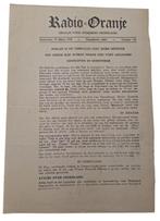 radio oranje nieuws krantje  in gebruikte staat  30-3-1945, Verzamelen, Militaria | Tweede Wereldoorlog, Ophalen of Verzenden